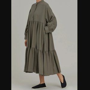 Black Crane Tent Dress M/L NWT